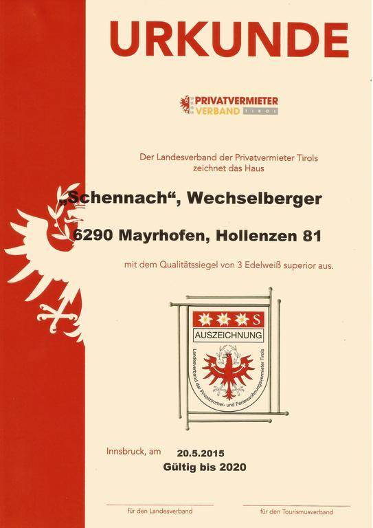 Haus Schennach * Mayrhofen